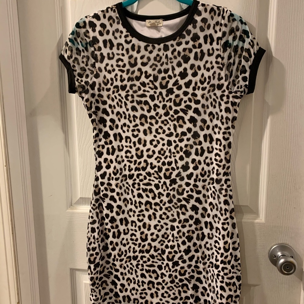 Cheetah Print Dress